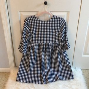 Gingham mini dress